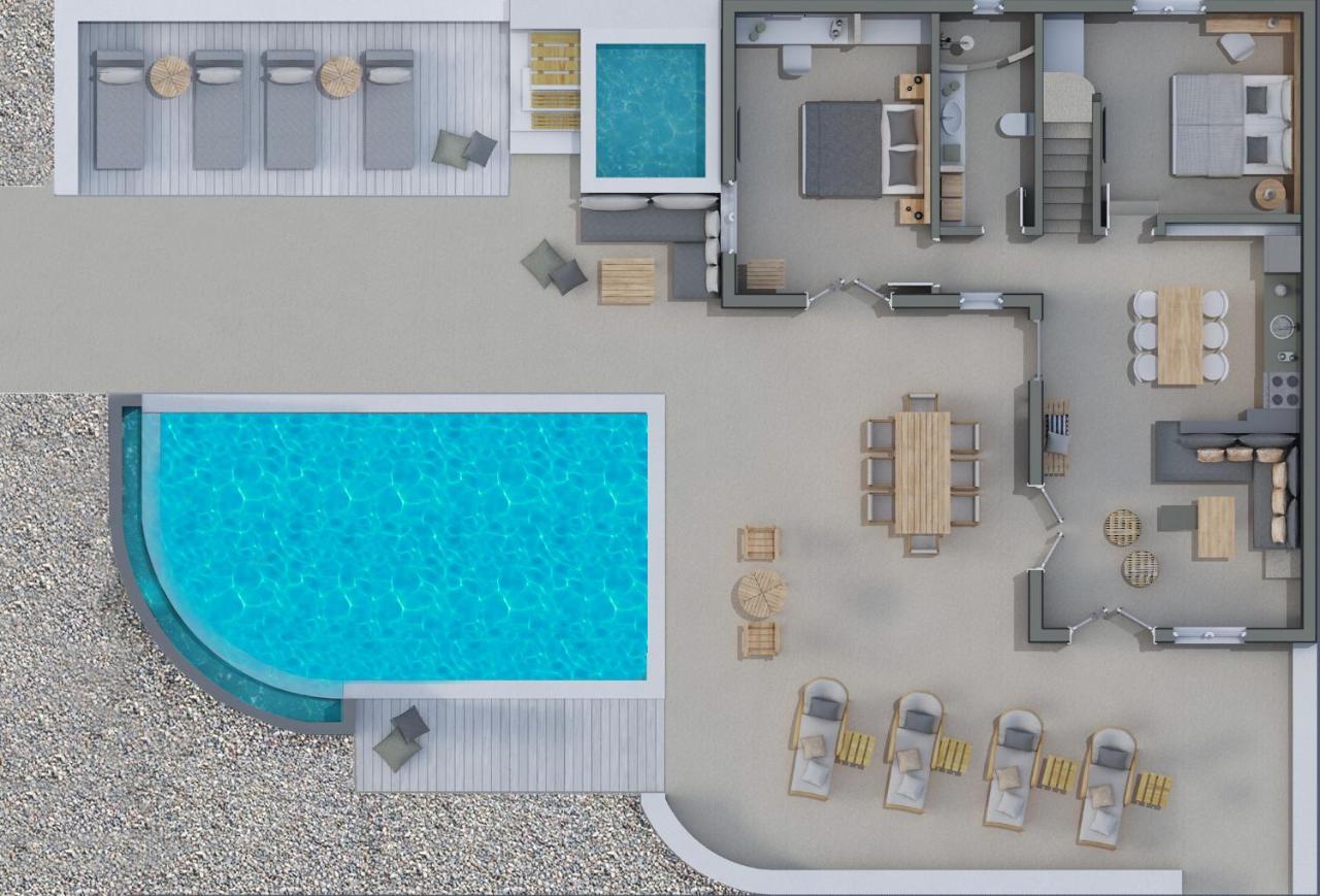Mykonos Residence Villas & Suites Merchia Beach Exterior photo