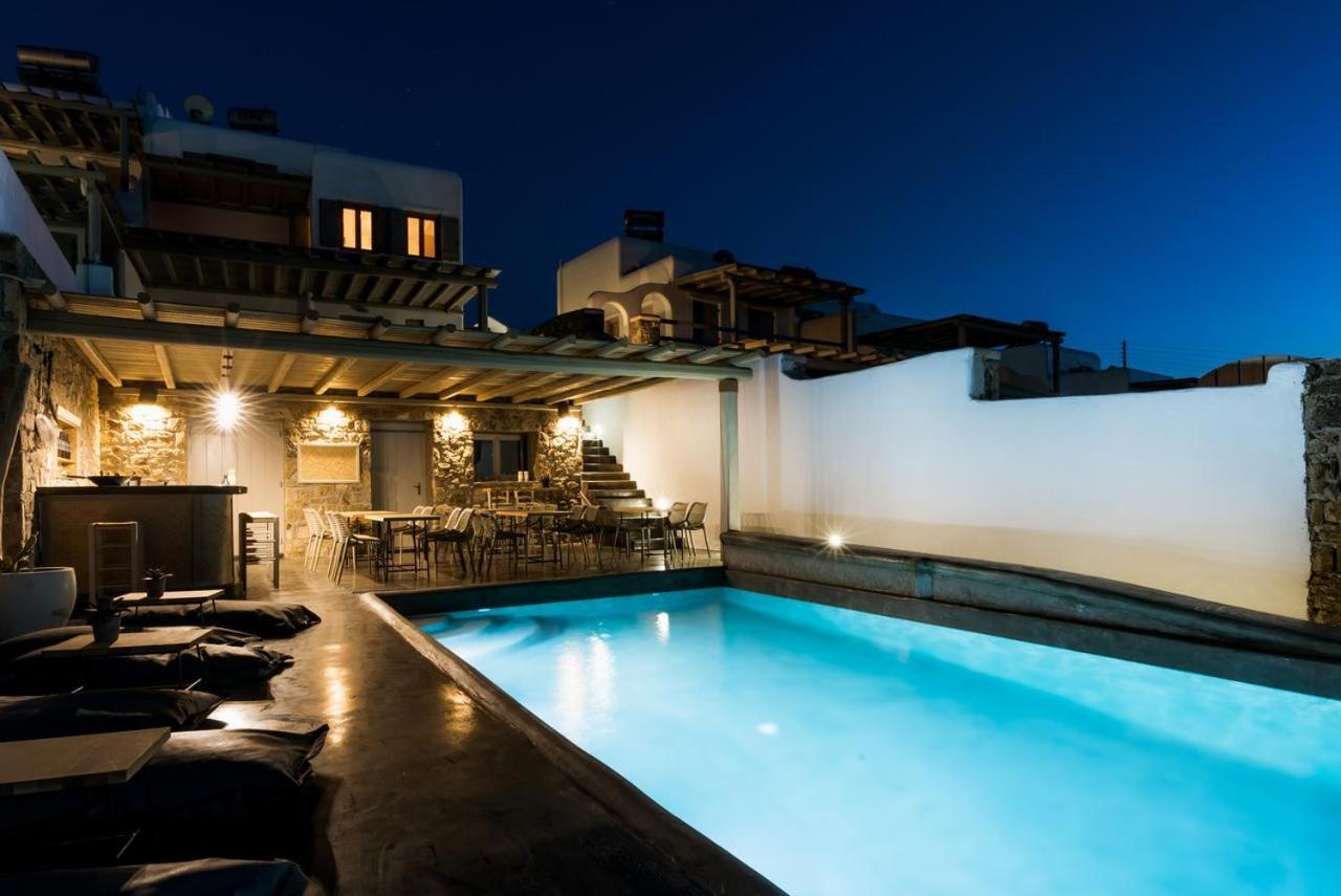 Mykonos Residence Villas & Suites Merchia Beach Exterior photo